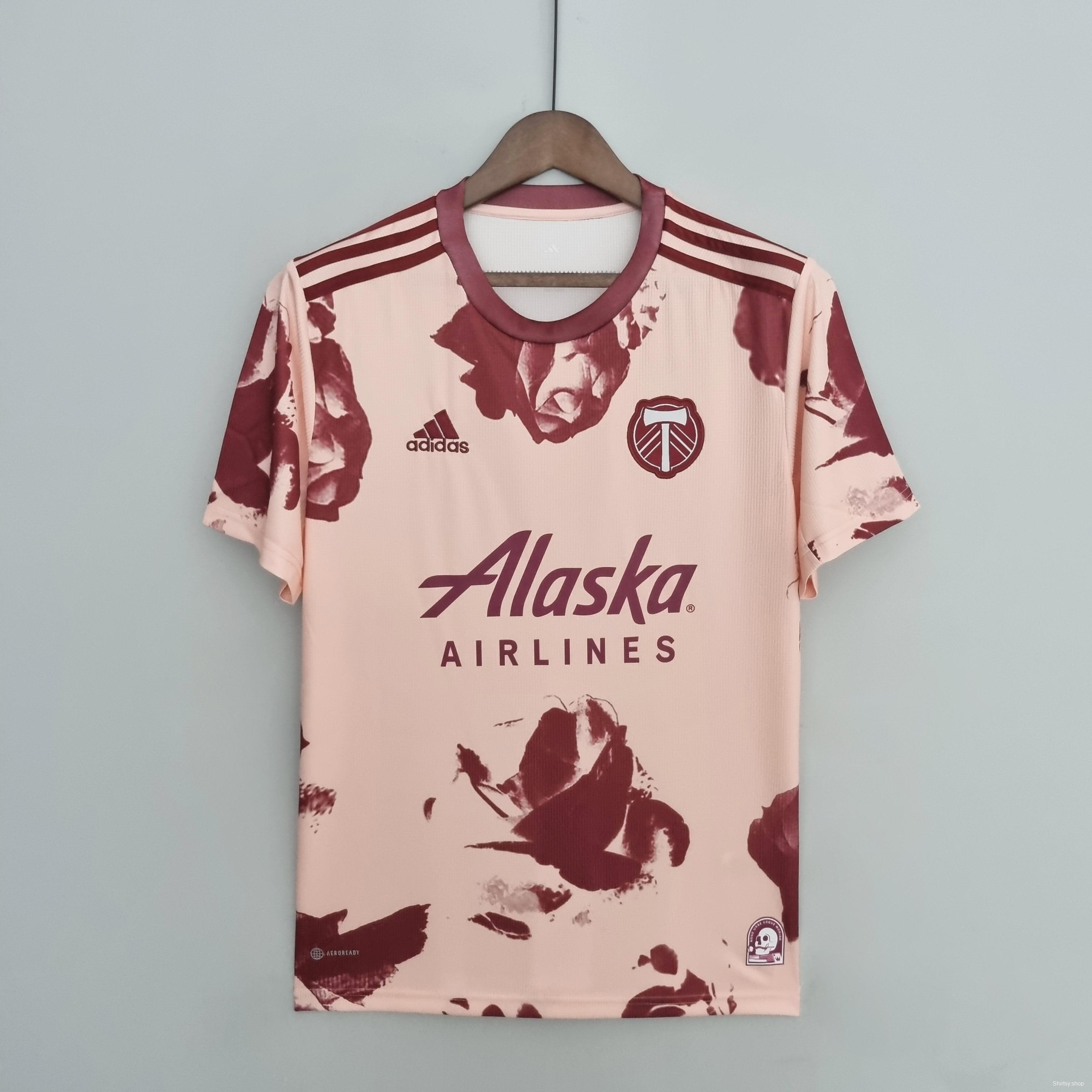 22/23 Portland Timbers Pink Soccer Jersey