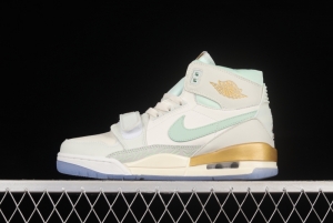 Air Jordan Legacy 312 Top Quality Mint Green Color Matching Velcro 3-in-1 Sneakers DR8486-131