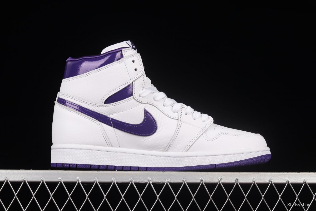 Air Jordan 1 High OG Court Purple White and Purple CD0461-151