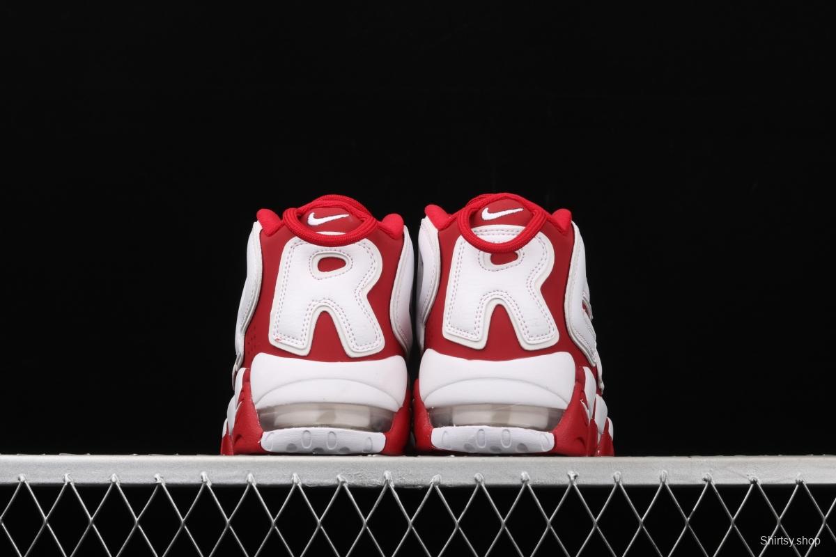 Supreme x NIKE Air More Uptempo co-signed AIR classic high street leisure sports basketball shoes 902290-600