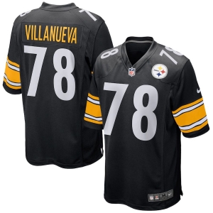 Men's Alejandro Villanueva Black Player Limited Team Jersey