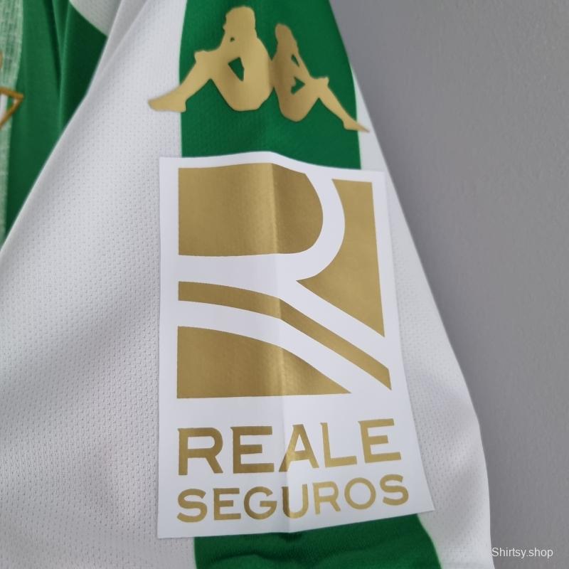 22/23 Real Betis King's Cup Version Home Soccer Jersey