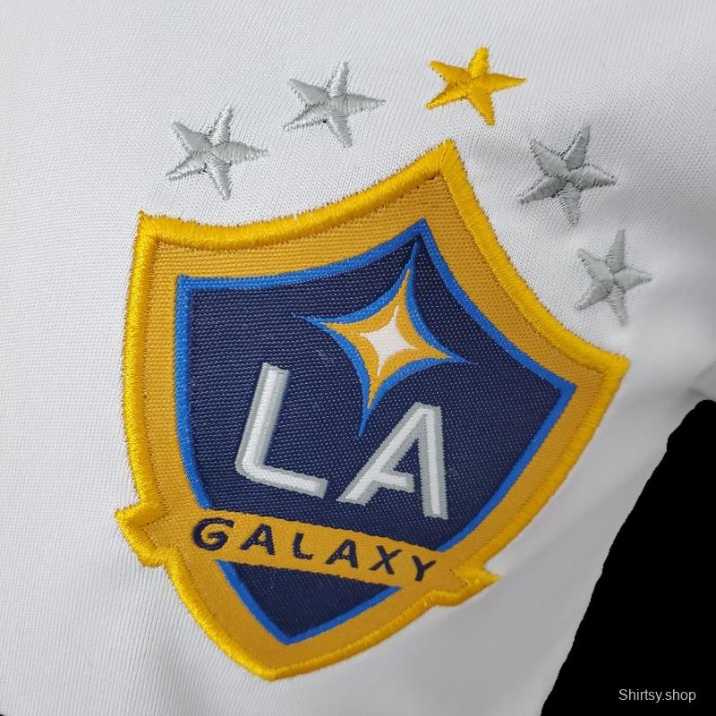 22/23 Kids LA Galaxy Home Size 16-28 Soccer Jersey