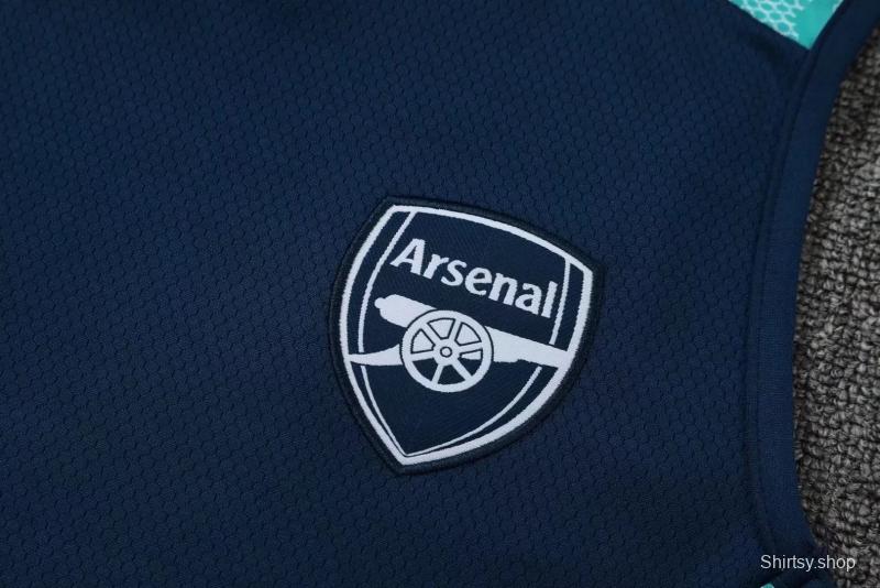 22/23 Arsenal Pre-match Training Jersey Royal Blue Vest