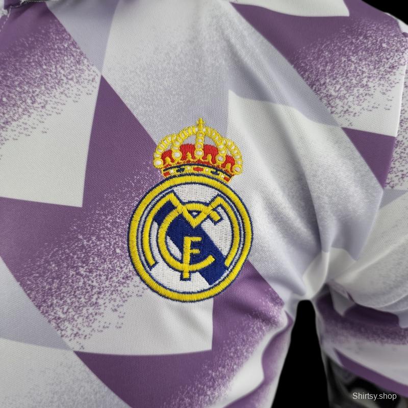 22/23 POLO Real Madrid Purple And White