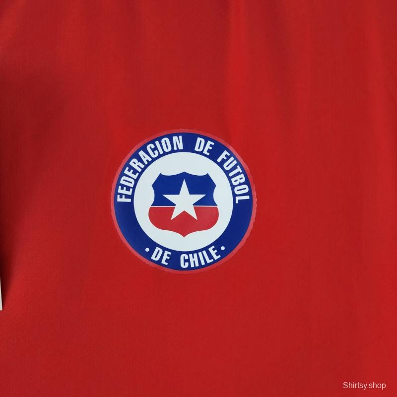 2022 Chile Windbreaker Red White