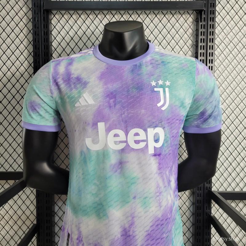 Player Version 23-24 Juventus Special White Purple Jersey