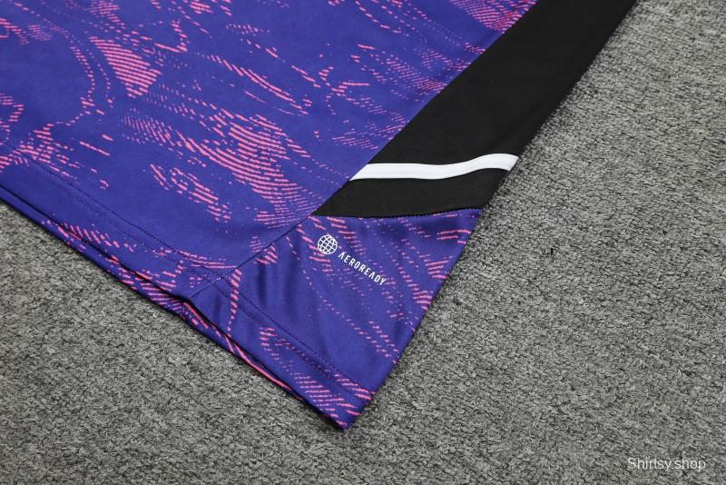 23-24 Juventus Purple Short Sleeve+Shorts