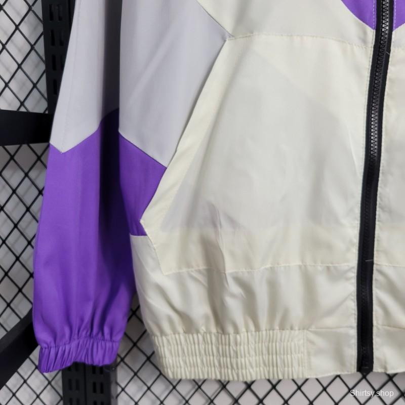 2023 Argentina White Purple Windbreaker