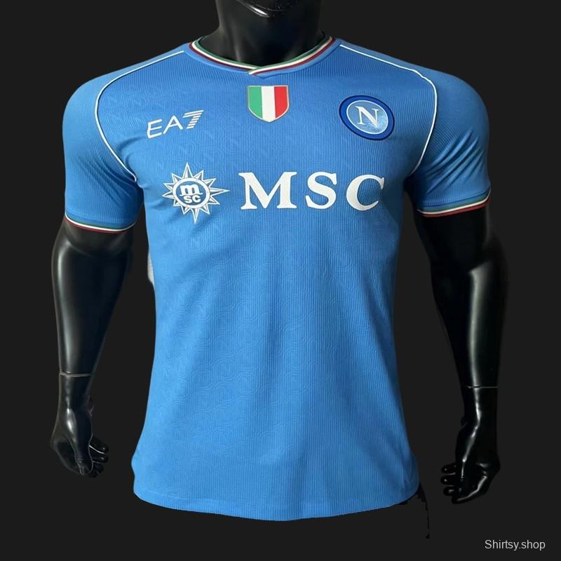 Player Version 23/24 Napoli Home Jersey