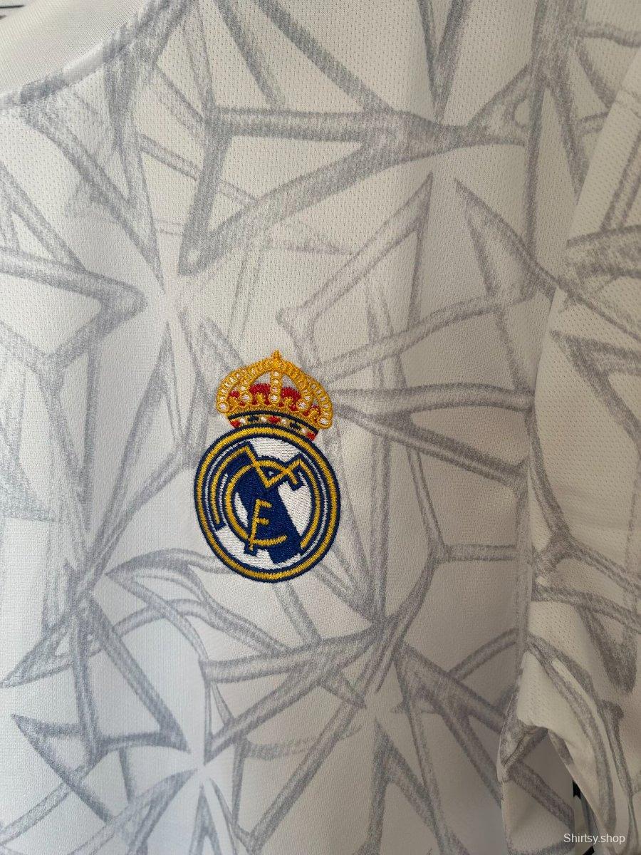 24/25 Real Madrid White Pre-Match Jersey